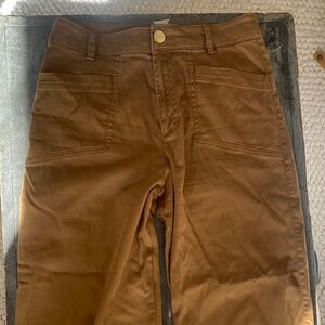 Joie Brown Cropped Pants